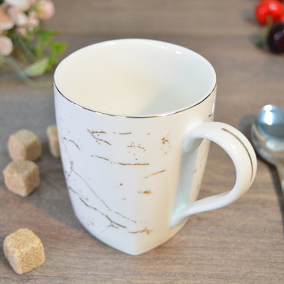 Кружка 330мл Золотой мрамор (00113604)