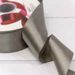 Лента Атласная 5см х 110м Полиэстер класс А (Серый)