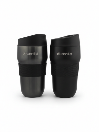 Термокружка 320 мл. из нержавеющей стали Kamille KM 2165 с TPR-вставкой
