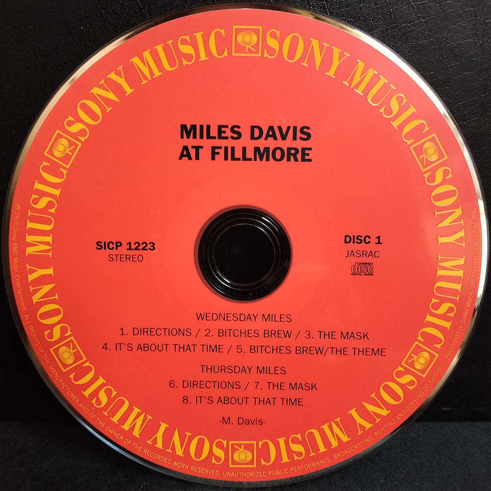 Miles Davis / Miles Davis At Fillmore (2 Mini LP CD)
