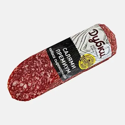 Колбаса Дубки Салями Премиум сырокопченая 200г