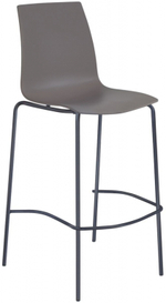 Стул пластиковый барный Papatya X-Treme BSL Pro, антрацит, тортора