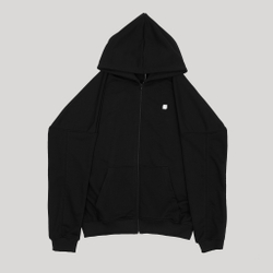 Zip-Up Hoodie LOGO Black