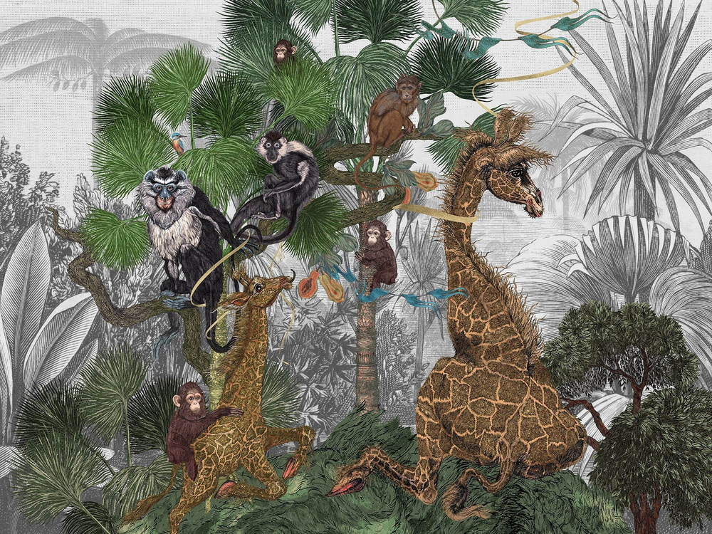 Дизайнерские обои Wall Street Zoo-21