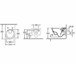 Унитаз Villeroy&Boch Subway 2.0 5614R201 безободковый, с крышкой микролифт