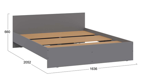 Кровать без ПМ «Денвер» (без подъемного механизма)