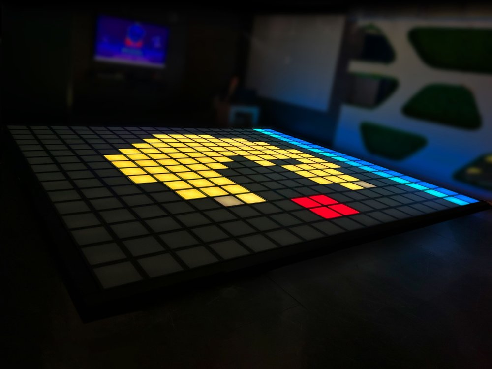 Интерактивный светодиодный пол «Арена Pixel battle» 288шт Максимальная комплектация 26 кв. м.