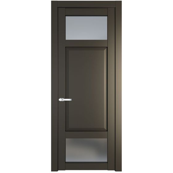 Межкомнатная дверь эмаль Profil Doors 2.3.4PD перламутр бронза стекло матовое
