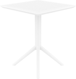 Стол пластиковый складной Siesta Contract Sky Folding Table 60, белый