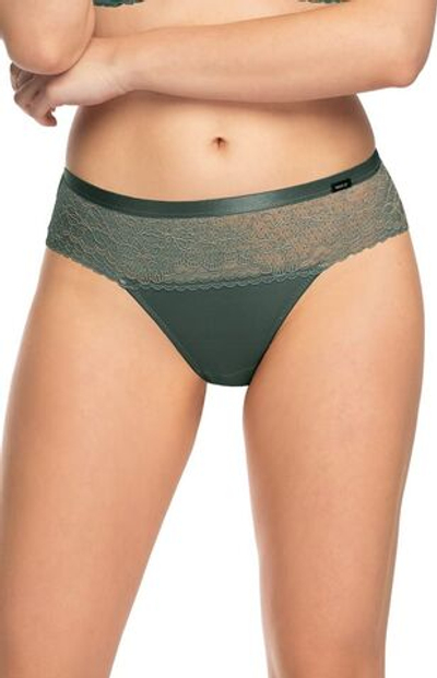 Трусики-бразилиана Elektra (Размер: M) (Цвет: зеленый)