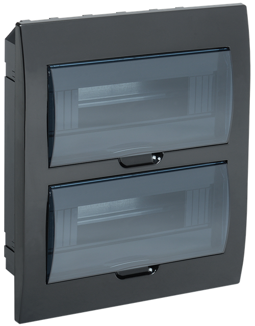 KREPTA 3 Корпус пластиковый ЩРВ-П-24 IP41 черный IEK