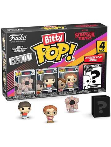 Фигурка Funko Bitty POP! Stranger Things SZN1 Demogorgon+Will+Barb+Mystery (1 of 4) 4PK 83661