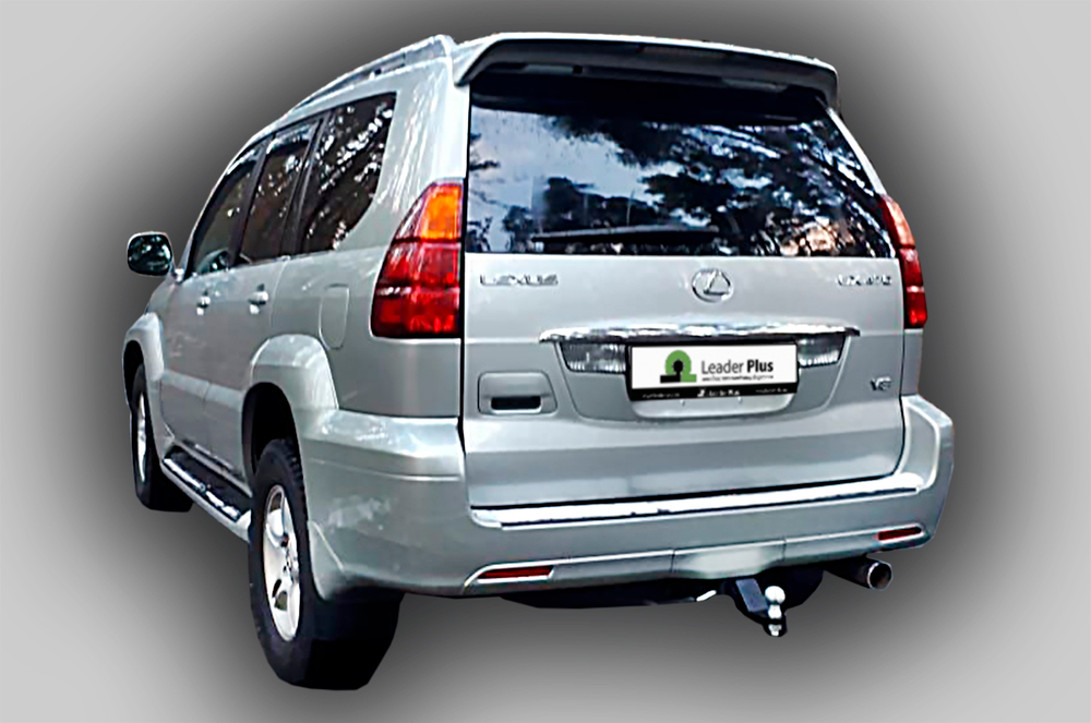 Фаркоп(прицепное) Лидер-Плюс для TOYOTA L.C. PRADO, LEXUS GX  (паспорт и сертификат в комплекте)(без электрики)T123-E