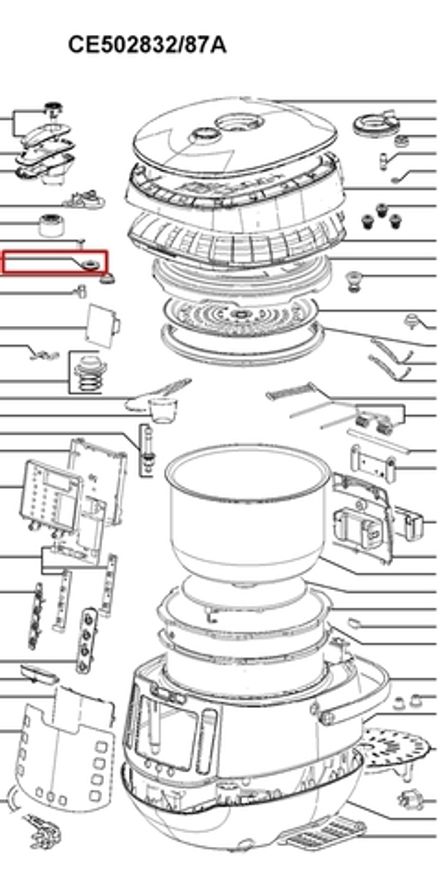Уплотнительное кольцо клапана для мультиварки Moulinex (Мулинекс)