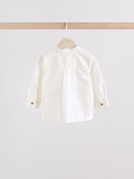 Рубашка и штаны в комплекте для малышей Next E60-100, Белый, Бежевый