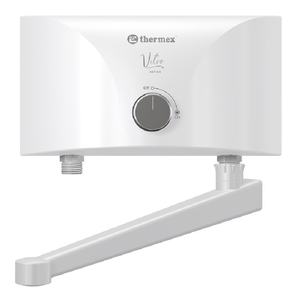 Водонагреватель электрический проточный Thermex Vetro 6500 tap ЭдЭБ04865