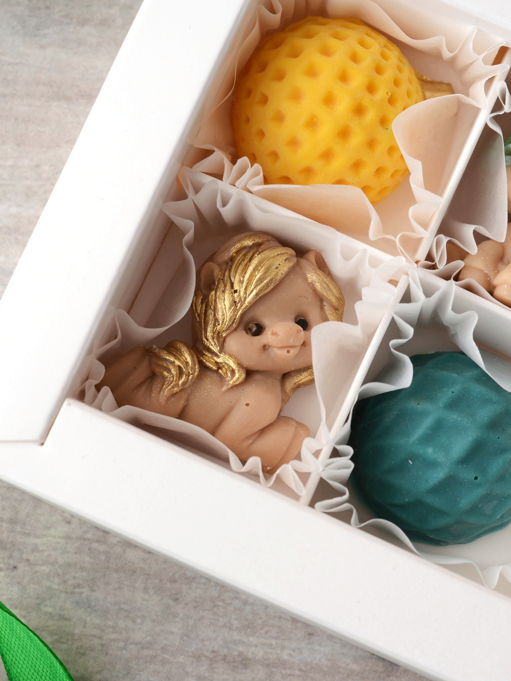 Сладкий подарок "Новогодний" с лошадками #5