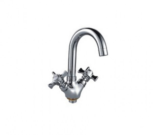 Смеситель для раковины 1/2 кер F1324 FRAP (выс.пов.излив, п/гайку, хром, силумин)