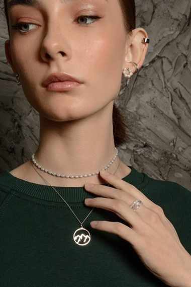 Кафф из серебра 5 мм