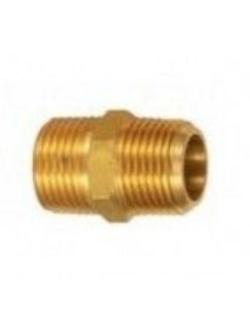 Штуцер латунный с наружными резьбами 3/8''X 1/4''(конус) Forsage F-CS-C-011