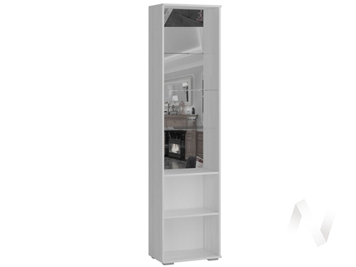 Пенал с витриной ЛШ-4 Гостиная Ливорно (ясень анкор светлый)