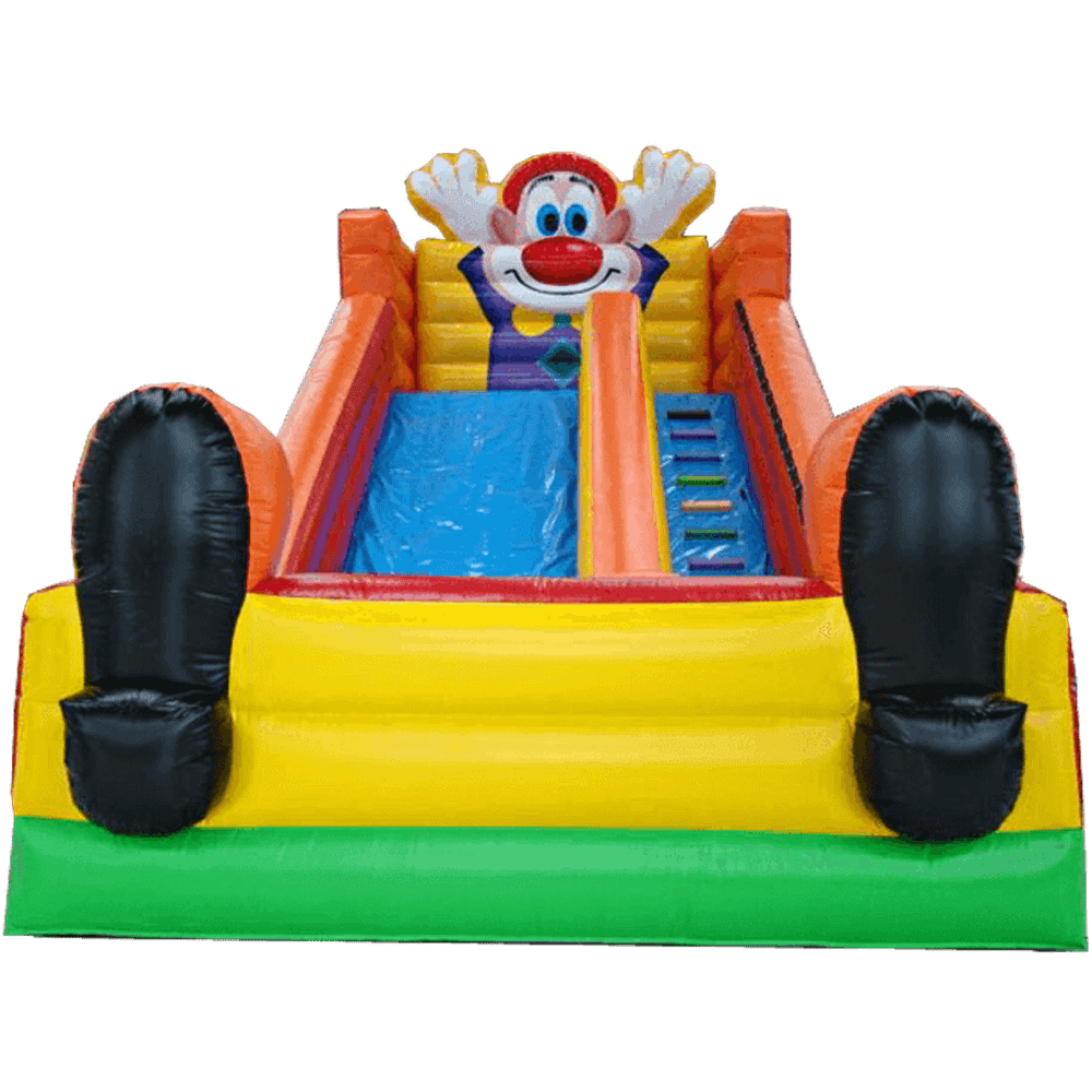 Большой надувной батут-горка "Арлекин"