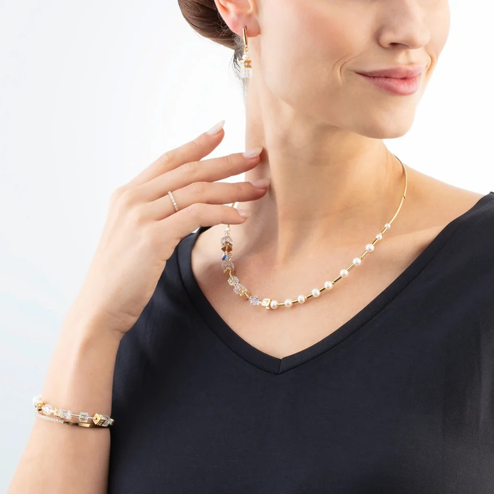 Колье Coeur de Lion White-Gold 1122/10-1416