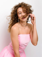 Серьги "Bubble bumboo" Silver