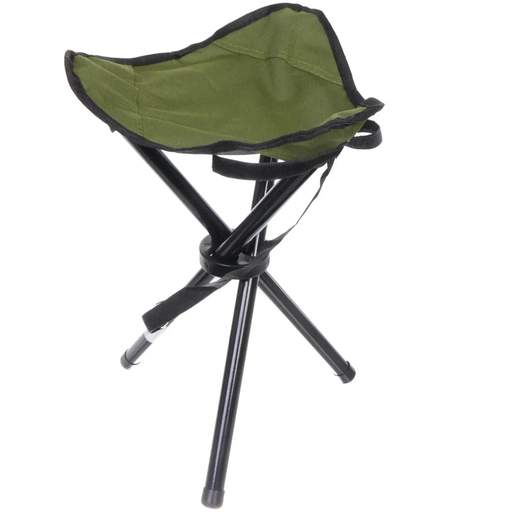 Табурет складной «Тренога», 30*30*38 см, до 100 кг, травяной