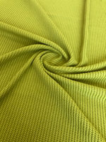 Трикотаж вязанный, косичка мелкая, салатовый, хлопок MARNI