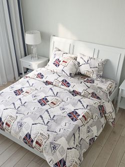 Наволочка комплект 2шт Сказка "WANTED" 70х70 см, поплин