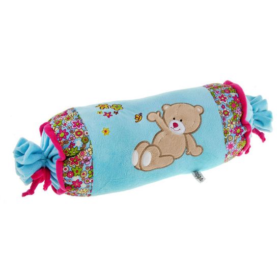 Валик игрушка-подушка "Мишка с пчёлками"