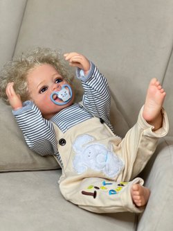 Кукла Реборн виниловая 55см в пакете (FA-325)