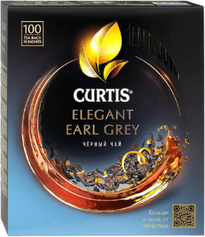 Чай в пакетиках Curtis Elegant Earl Grey 100 шт