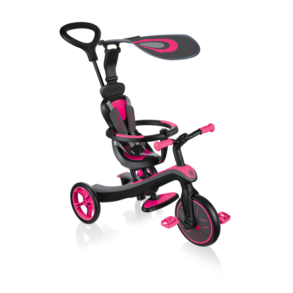 Детский велосипед Globber TRIKE EXPLORER (4 IN 1) розовый