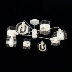 Citilux Бертон CL140180 Люстра потолочная Белая