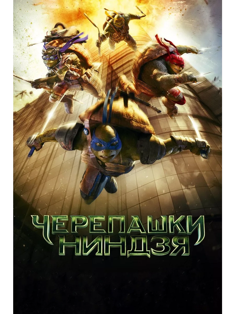 Черепашки-ниндзя (2014)( DVD-R)
