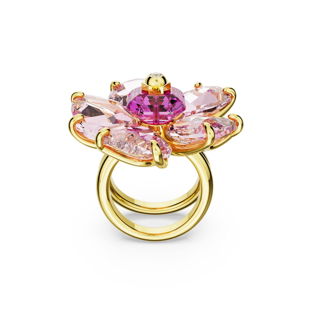 FLORERE:RING DOUBLE SHANK PINK/GOS 58