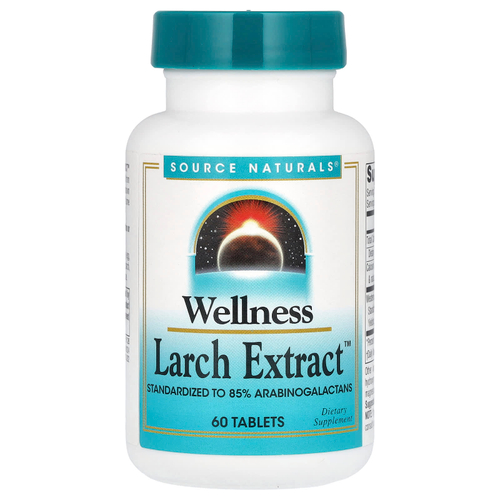 Source Naturals, Wellness, Экстракт лиственницы, 60 таблеток