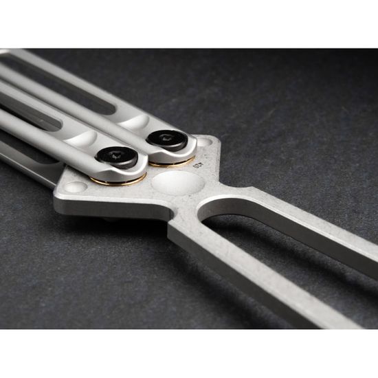 Складной нож Тренировочный Boker 01BO352 Papillon Trainer c клинком из стали 420, рукоять Stainless Steel