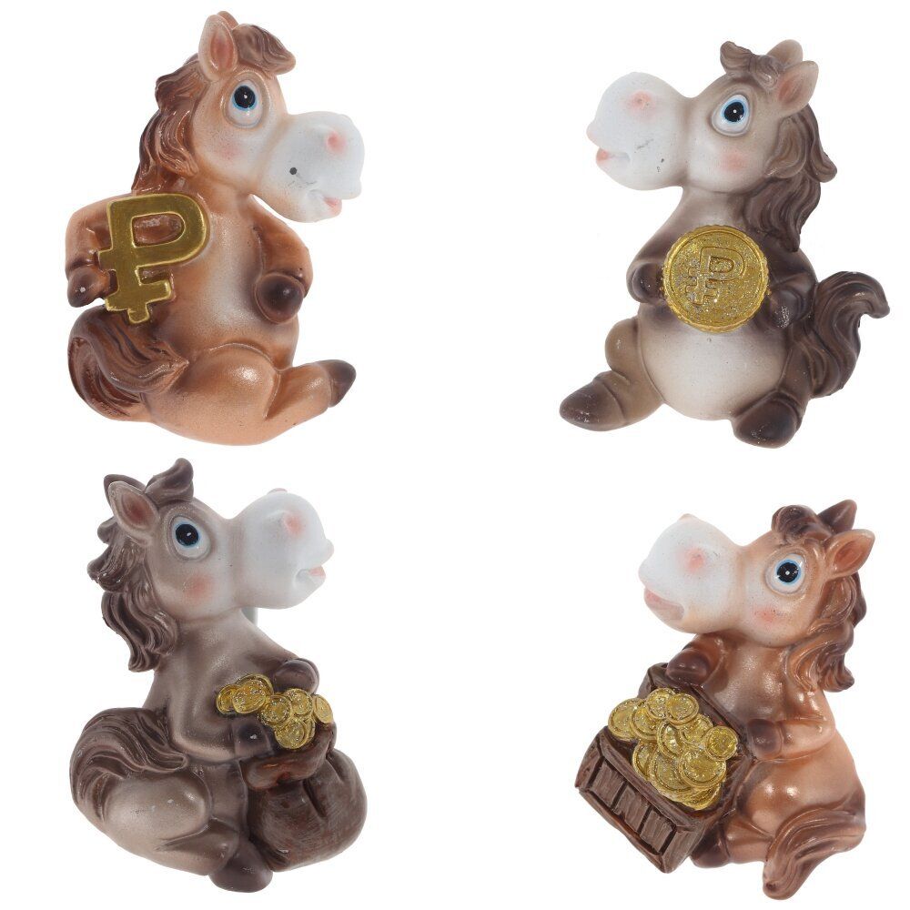 GAEM Магнит "Лошадка", L4,5 W2 H6,5 см, 4в.