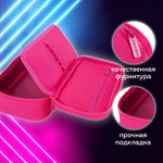 Пенал-косметичка BRAUBERG 1 отделение органайзер полиэстер 22х11 5x6 см красный (2 штуки в упаковке)