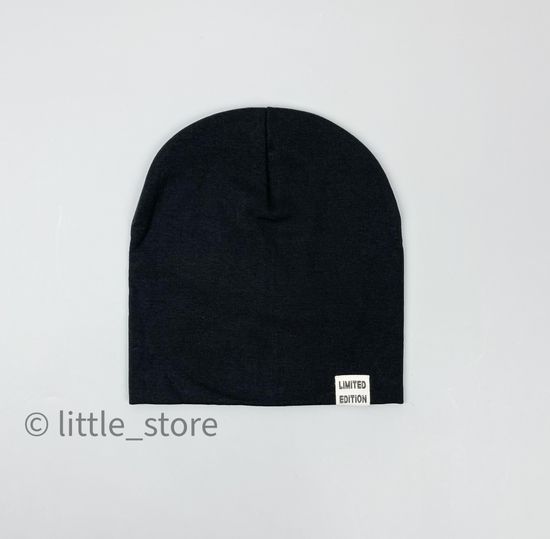 Шапка двухслойная (плотная), Черная