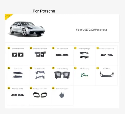Запчасти для Porsche Panamera 971 2017–2020
