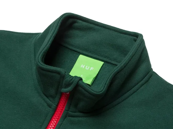 Толстовка на молнии HUF TAPED 1/4 ZIP FLEECE