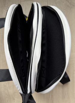 Элегантная сумочка Bassan круглая звёздно-белая Drop Shot