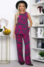 Костюм Стильный акцент (малиново-зеленый) К13906-25М LT Collection
