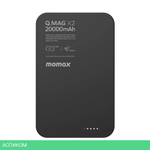 Портативное зарядное устройство Momax IP133 Q.Mag X2 Black (IP133D)