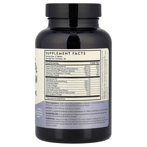 Terra Origin, Для суставов и костей, 120 таблеток