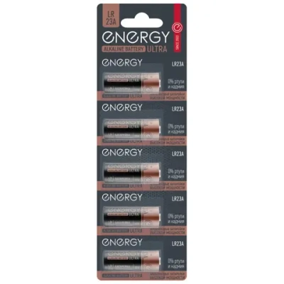 Батарейка алкалиновая Energy Ultra LR23A/5B. 105702-SK